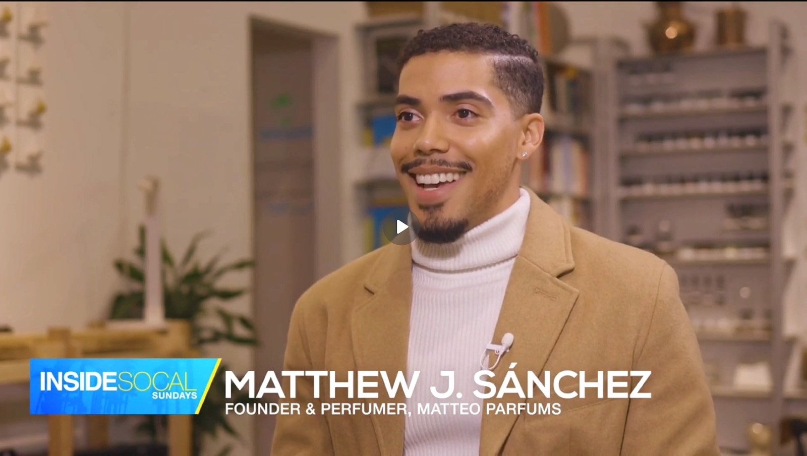 CBS: Founder & Perfumer Matthew J. Sanchez "Making of a Scent" - Inside SoCal Los Angeles (KCAL News)