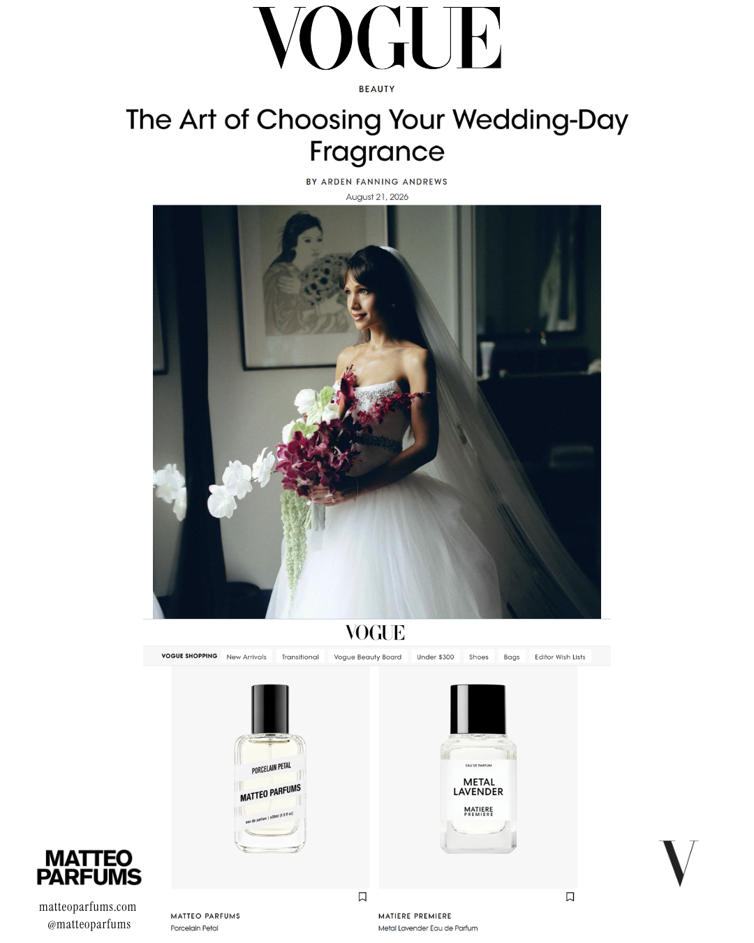 The Art of Choosing Your Wedding-Day Fragrance